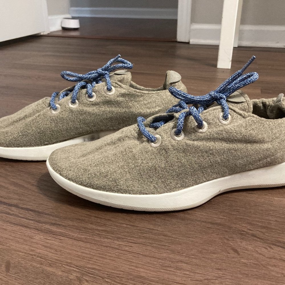 Allbirds Wool Runners Men's Size 12 -- Gray/Tan